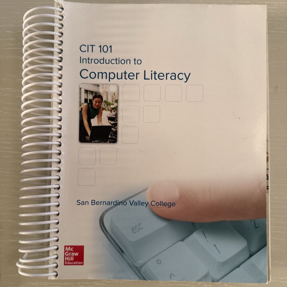 Introduction To Computers CIT 101 Special Edition For Wake TechnIcal Community